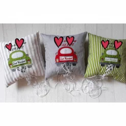 Hochzeitskissen in Wunschfarben, Geldgeschenk zur Hochzeit, Kissen personalisiert, Geschenkidee zur Hochzeit