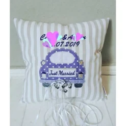 Hochzeitskissen in Wunschfarben, Geldgeschenk zur Hochzeit, Kissen personalisiert, Geschenkidee zur Hochzeit