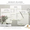 HOCHZEITSPLANER zum Ausdrucken |  Hochzeitsplanung DIY  oder Planer für die Trauzeugin | DIN A4 | 130 Seiten