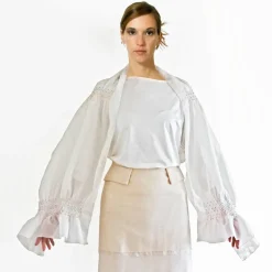 HOCHZEITSSCHAL mit HANDSMOCK farbige Punkte