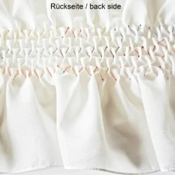 HOCHZEITSSCHAL mit HANDSMOCK farbige Punkte