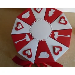 Hochzeitstorte Feuerwehr Geldgeschenk zur Hochzeit Schachteltorte Papiertorte give Away Torte Hochzeitsgeschenk
