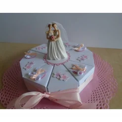 Hochzeitstorte Geldgeschenk zur Frauenhochzeit Frauen Lesben Schachteltorte Lesbisch Papiertorte Torte Hochzeitsgeschenk