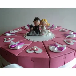 Hochzeitstorte Geldgeschenk zur Hochzeit Schachteltorte Papiertorte give Away Torte Hochzeitsgeschenk
