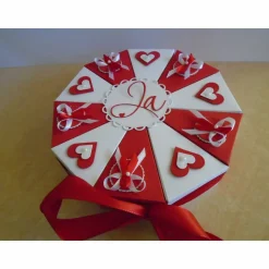 Hochzeitstorte Geldgeschenk zur Hochzeit Schachteltorte Papiertorte give Away Torte Hochzeitsgeschenk