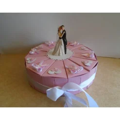 Hochzeitstorte Geldgeschenk zur Hochzeit Schachteltorte Papiertorte give Away Torte Hochzeitsgeschenk