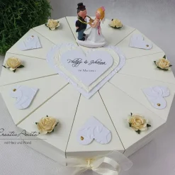 Hochzeitstorte Torte CREME Geldgeschenk Hochzeit