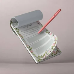 Hochzeitswünsche für das Brautpaar I Hochzeitsspiel für 50 Gäste I im handlichen A5 Notizblock Format I CreativeRobin