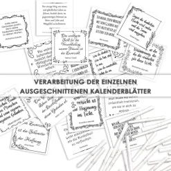 HOFFNUNG und ZUVERSICHT Adventskalender mit 24 stimmungsvollen Zitaten und Sprüchen, digital oder gedruckt