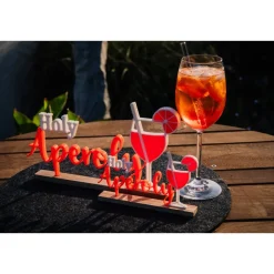 Holy Aperoly 3D Druck Schriftzug auf einer Holzleiste / Mädelsabend / Party / Deko / Geschenk