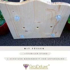 Holzaufsteller "Bank Hand in Hand" Türschild Holzschild Hochzeitsgeschenk Hochzeit Personalisiert