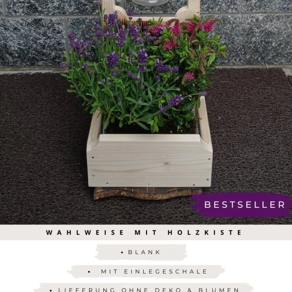 Holzaufsteller "Geburtstag 2 mit Wunschzahl" Türschild Holzschild Hochzeitsgeschenk Hochzeit Personalisiert