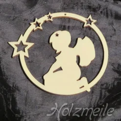 Holz-Baumhänger Engel Ina, Geschenkanhänger