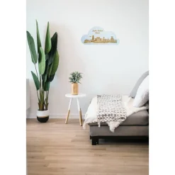 Holzbild als Traumwolke 