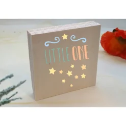 Holzbild mit Spruch | Aufsteller Wandbild | Kleines persönliches Geschenk | Wohnung Deko | Einzug, Umzug, Renovierung |