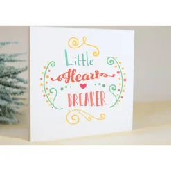 Holzbild mit Spruch | Aufsteller Wandbild | Kleines persönliches Geschenk | Wohnung Deko | Einzug, Umzug, Renovierung |