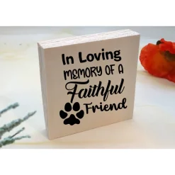 Holzbild mit Spruch | Aufsteller Wandbild | Kleines persönliches Geschenk | Wohnung Deko | Einzug, Umzug, Renovierung |