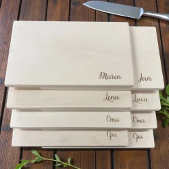 Holzbrettchen, Schneidebrettchen, mit Gravur