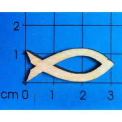 Holzfische offen 30mm - 80mm verschiedene Größen