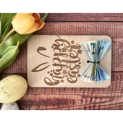 Holzgrußkarten Ostern, Geldgeschenk zu Ostern, Ostergeschenk