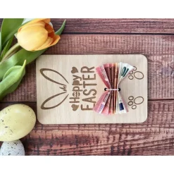 Holzgrußkarten Ostern, Geldgeschenk zu Ostern, Ostergeschenk