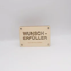 Holzkarte - Geschenkkarte -  Geldgeschenk Wunscherfüller