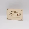 Holzkarte - Geschenkkarte -  Geldgeschenk Führerschein