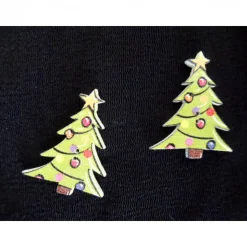 Holzknopf Tannenbaum Weihnachten 1 Stk.