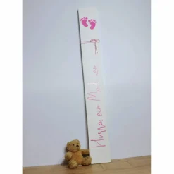 Holzlatte, Holzschild zum Anlehnen 