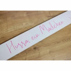 Holzlatte, Holzschild zum Anlehnen 