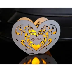 Holzlicht • Sternenkindandenken • Trauergeschenk • Hochzeitsgeschenk • Hochzeitslicht • Deko