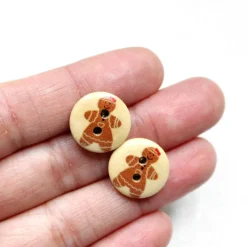 Holzohrstecker Lebkuchenmädchen • Ohrringe | Ohrschmuck | Weihnachten