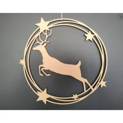 Holzring Rentier, natur