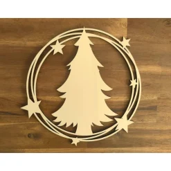 Holzring Tannenbaum, natur