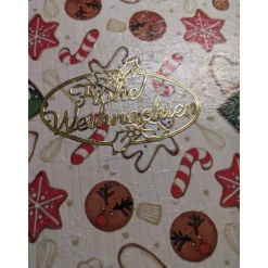 Holzschachtel für kleine Geschenke zum Nikolaustag oder zu Weihnachten