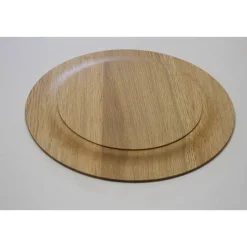 Holzscheiben 2er-Set – Tischdeko aus Eiche, Ø200/300mm, personalisierbar