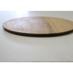 Holzscheiben 2er-Set – Tischdeko aus Eiche, Ø200/300mm, personalisierbar