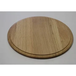 Holzscheiben 2er-Set – Tischdeko aus Eiche, Ø200/300mm, personalisierbar