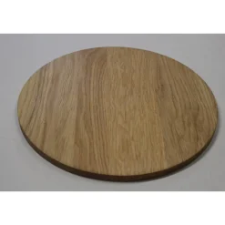 Holzscheiben 2er-Set – Tischdeko aus Eiche, Ø200/300mm, personalisierbar