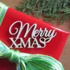 Holz-Schriftzug "Merry X-MAS" klein