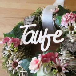 Holz-Schriftzug Taufe