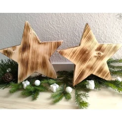 Holzsterne / Weihnachtssterne / Dekosterne