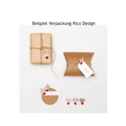 Holzstreuer Rentier natur