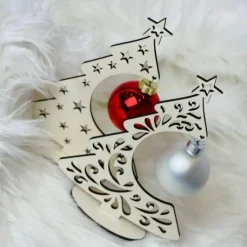 Holztannenbaum für Deko oder Christbaumkugel