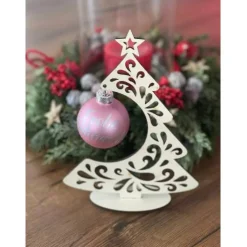 Holztannenbaum für Deko oder Christbaumkugel