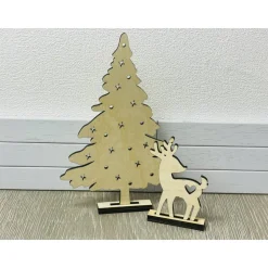 Holz-Wichteltür-Set – Magisches Weihnachtsdekor