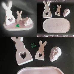 Häschen Set aus Raysin Ostern kann kommen