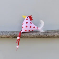 Huhn, Osterdeko, 1 St. Stoffhuhn, Oster-Hühnchen