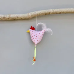 Huhn, Osterdeko, 1 St. Stoffhuhn, Oster-Hühnchen