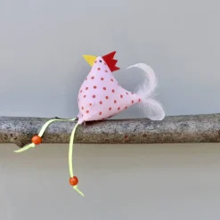 Huhn, Osterdeko, 1 St. Stoffhuhn, Oster-Hühnchen